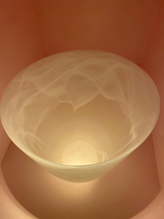 Image 1 of Vintage handgeblazen vaas met Swirl effect 