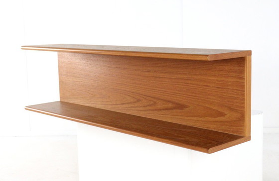 Image 1 of Deens massief teak wandplank plank vintage