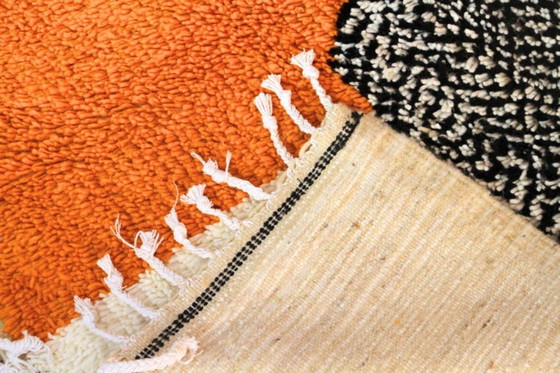 Image 1 of Oranje Berber tapijt handgemaakt 200cmx300cm