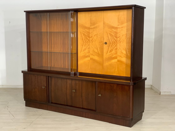 Image 1 of Mid - Century highboard cabinet living room cabinet buffet vintage