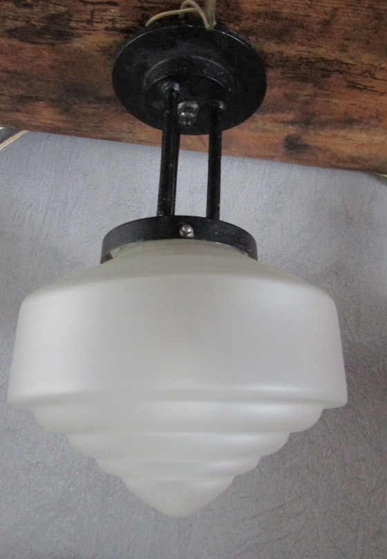 Image 1 of Prachtige Antieke/Retro/Vintage Hal Lamp.