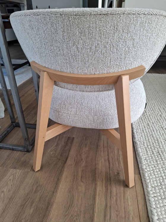2 fauteuils Bologna van table du sud. – table du sud. fauteuil Bologna, Textiel, Hout (photo 2 of 6)
