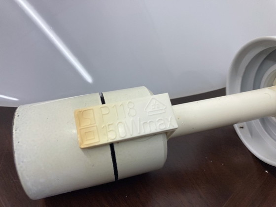 Image 1 of Große Pendelleuchte Glas Plastik Design Rolf Krüger Staff 60er 70er Space Age