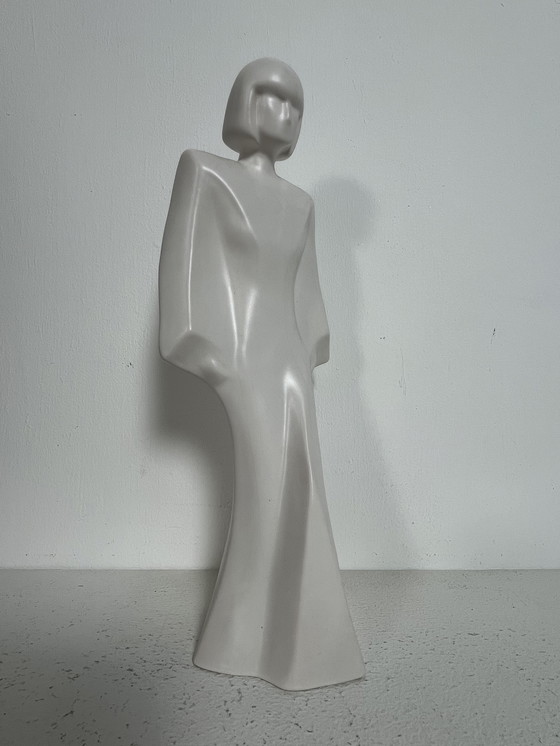 Image 1 of Vintage Yvonne Niessen Flora ceramic sculpture 