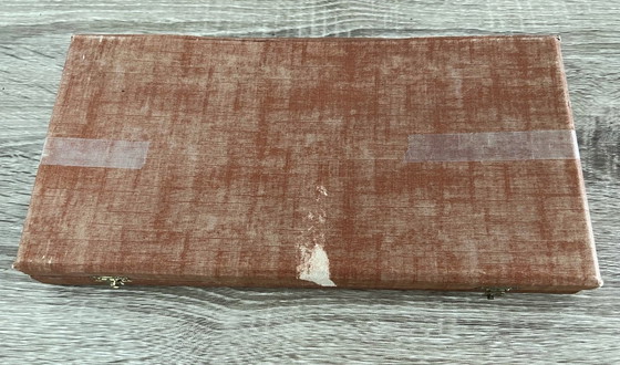 Image 1 of Ecrin2 di 12 forchette e 1 cucchiaio da dessert in acciaio inossidabile degli argentieri Devouge Dupont