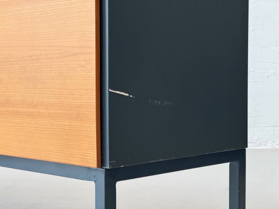 Image 1 of High-quality sideboard with sliding doors and drawers, 1980s