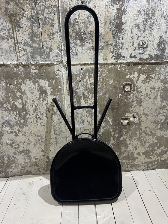 Image 1 of 4 x Nils Gammelgaard vintage Ikea eetkamerstoelen, opvouwbaar