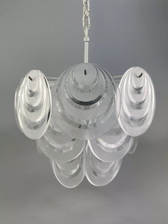 Image 1 of Lampada anni '70, lampada a sospensione, lampada da soffitto, design spaziale, plastica, anni '60