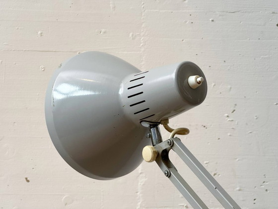 Image 1 of Vintage Ledu klemlamp in grijs, Zweden, jaren 70.