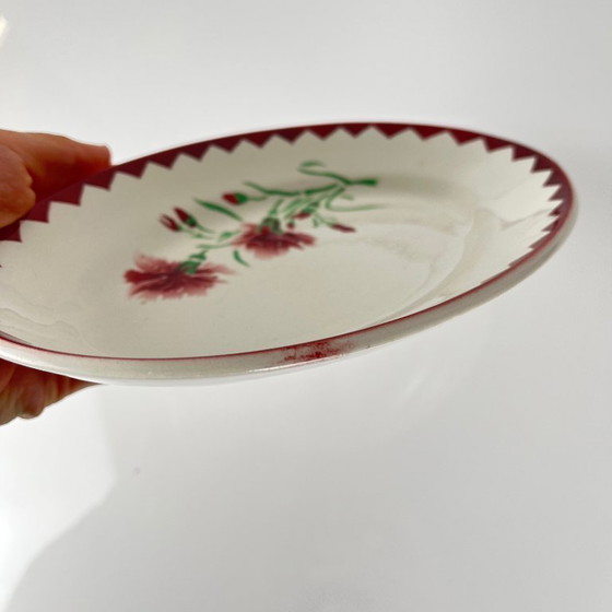 Image 1 of Piatto "Oeillet" di Sarreguemines, 1920-50