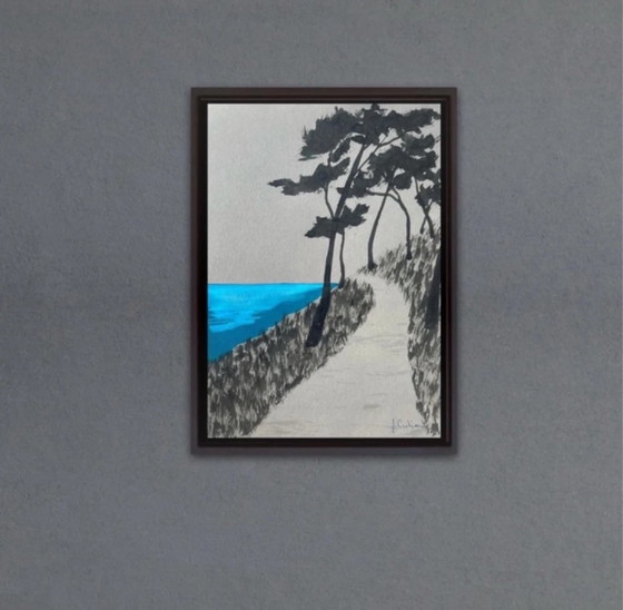 Image 1 of Set of 2 artist sketches, 21x15 cm