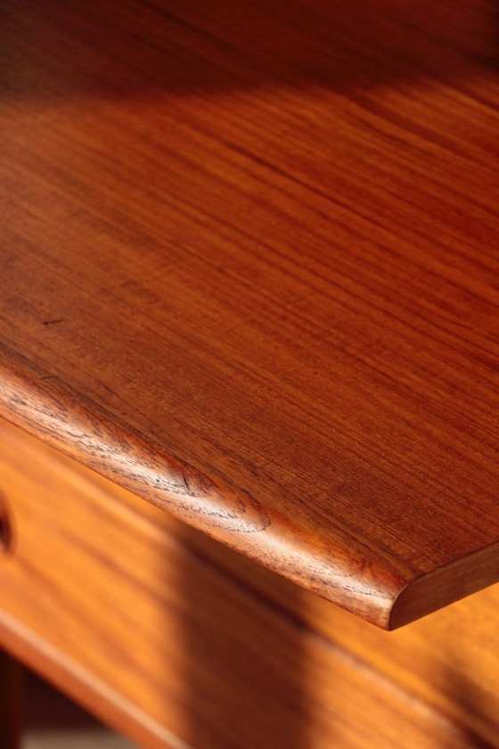 Image 1 of Vintage Scandinavische teakhouten secretaire - MSE Mobler (1960)