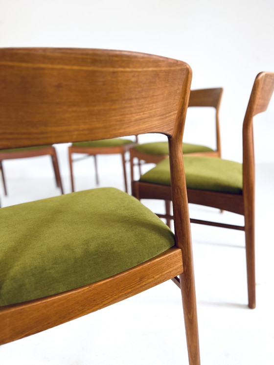 Image 1 of 8x Henning Kjærnulf restaurado, Korup Stolefabrik '60