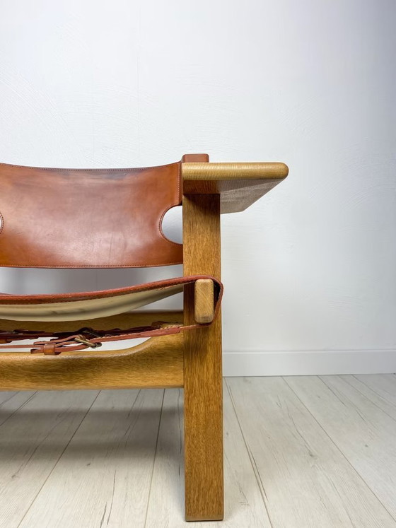 Image 1 of Chaise espagnole en chêne par Børge Mogensen pour Fredericia 50s