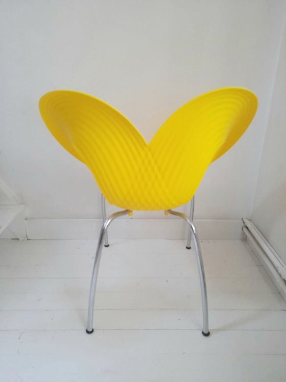Sedia Ripple gialla design Ron Arad per Moroso, Sedie da camera, Plastica, Giallo (foto 5 di 7)