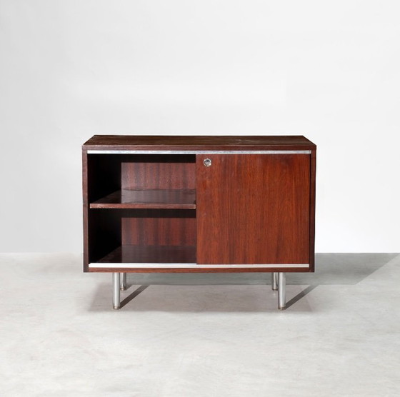 Image 1 of Aparador de palisandro con puertas correderas de George Nelson para Herman Miller, década de 1960