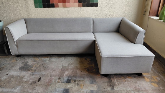 Image 1 of Gelderland 4800 Corner Sofa Grey refurbished