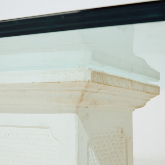 Image 1 of MK10238 Tavolino in vetro e cemento