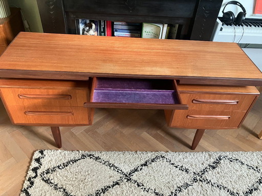 Mid-century vintage teak desk