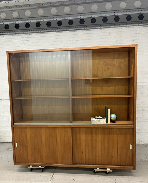 Vintage Laboratory Cabinet School Cupboard