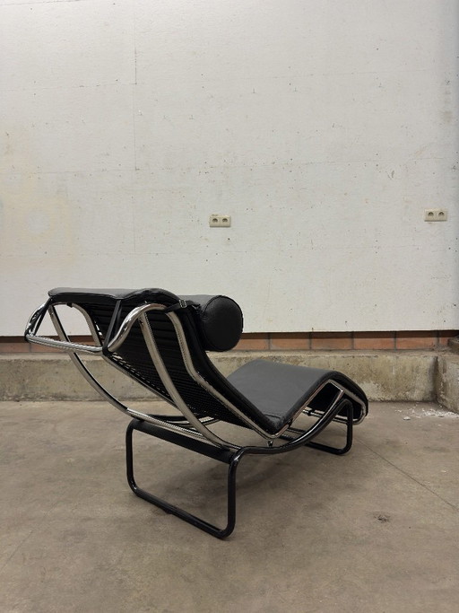 Poltrona Bauhaus, stile Van Cassina – verstelbare relaxstoel, Chrome (photo 2 of 5)