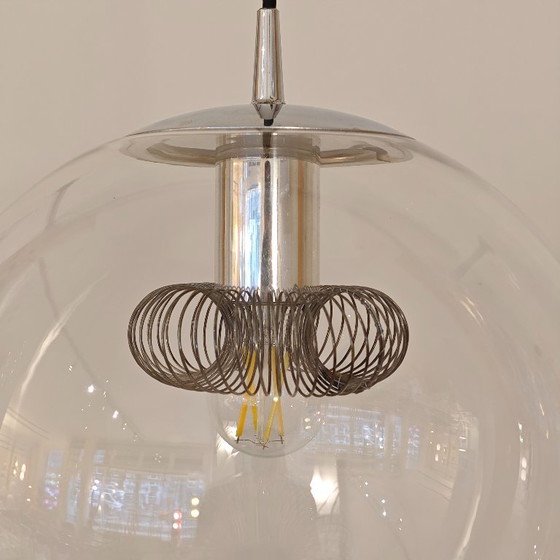 Lampada a sospensione vintage Peill & Putzler in vetro – Lampade a sospensione (photo 6 of 7)