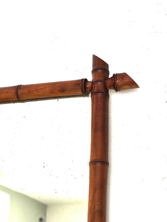 Antique Bamboo Mirror (photo 7 of 11)