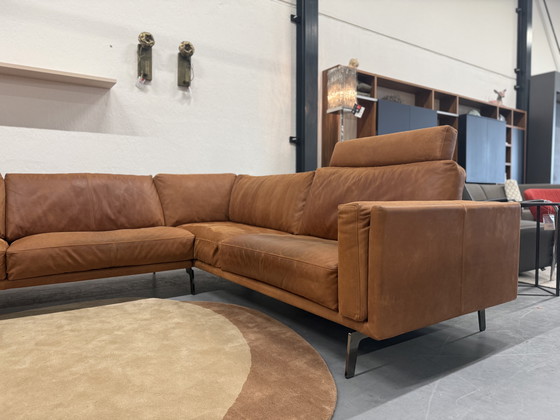 Image 1 of Leolux Bellice Hoebank Danza Mocha leather