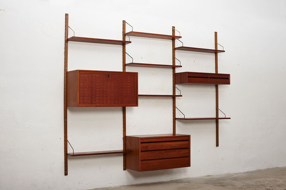 Image 1 of Royal System Wall Unit Designed by Poul Cadovius for Cado, Denmark 1950’s