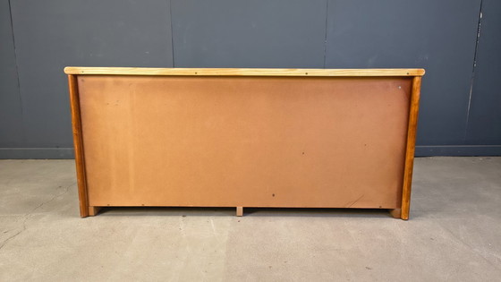 Image 1 of Vintage ladekast van rotan en bamboe, jaren 70.