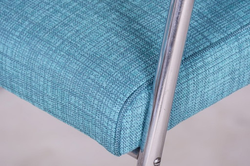 Gerestaureerd Bauhaus-paar fauteuils, Karel E. Ort, Hynek Gottwald, Tsjechië, jaren 1930 – Metal, Textile (photo 2 of 9)