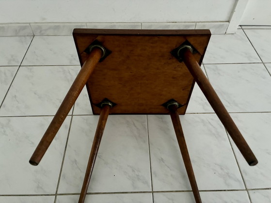 Vintage Bijzettafel Met Hout Inleg – Wood (photo 8 of 9)