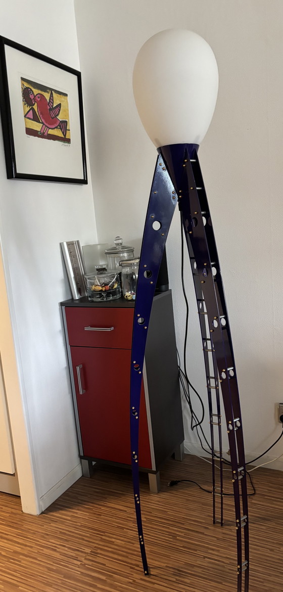 Image 1 of Lampade da terra vintage Spoednik (due pezzi)