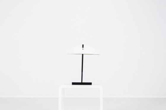 Image 1 of Lampe de Bureau Blanc Negro Evoluon par Louis Kalff pour Philips, 1950