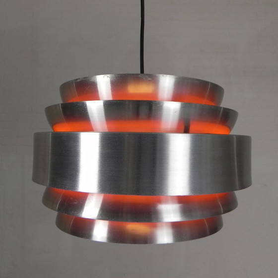 Vintage aluminum Pendant lamp Lakro Amstelveen, 1960s – Aluminium (photo 13 of 15)