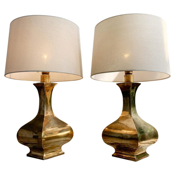 Lampade da tavolo dorate di Luci Italia, 1970 – Vintage (photo 3 of 17)