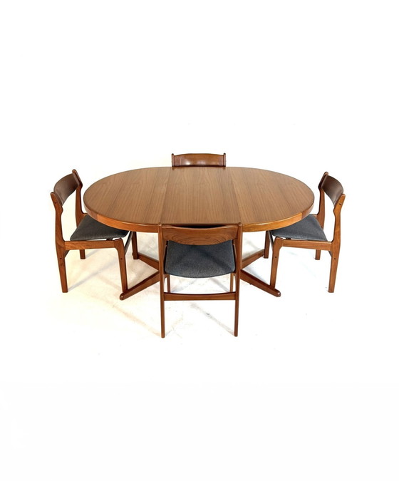 Image 1 of Tavolo da pranzo allungabile vintage danese, Bramin '70