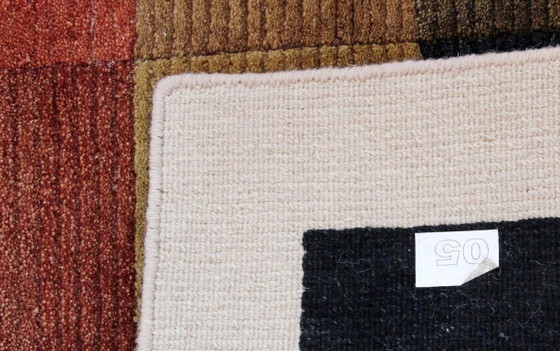 Modern Designer hand-knotted Wool Rug New & Unused 159 x 92 cm, Rugs & carpets, Multi Color (photo 7 of 9)
