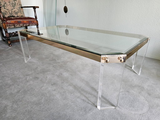 Pierre Vandel coffee table – salontafels, Glass, Plexiglass (photo 2 of 5)