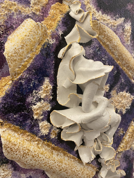 Image 1 of Gemälde „Die Entfaltung“ Técnica mixta 60x30cm