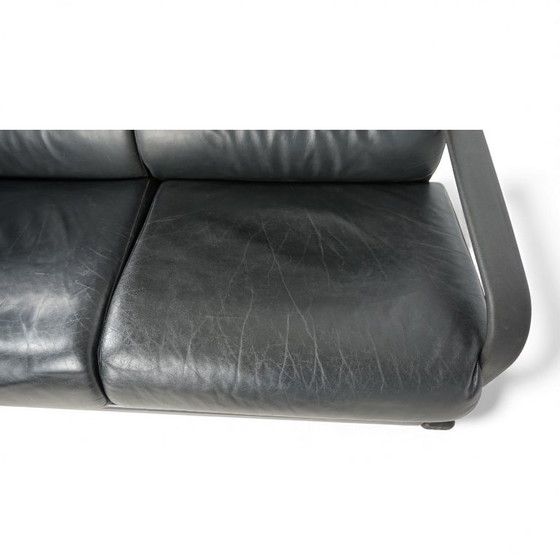 Image 1 of Drabert Lobbytop 3-seater leather sofa by Otto Zapf, 1970