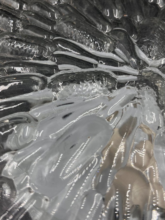 Image 1 of Massive molded glass ceiling light