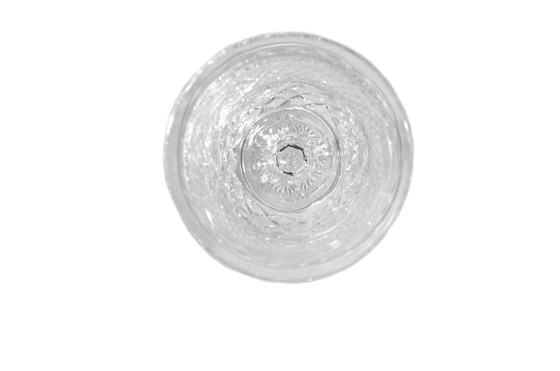 3 Hand-blown and cut crystal wine/cherry glasses, Josair, 1960s, 6x11cm – Glass & Decanter (photo 4 of 5)