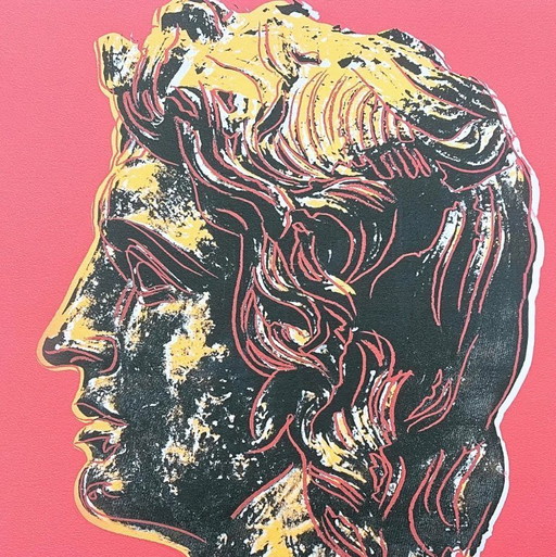 1986 Carnegie Museum of Art After Andy Warhol "Alexander the Great Pink" Lithograph