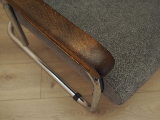 Fauteuil lounge italien avec dossier réglable et accoudoirs en hêtre, années 1970 – Textile, Wood (photo 12 of 20)