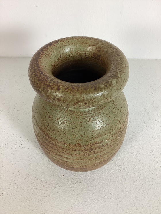 Image 1 of Vintage Mobach Piet Knepper keramieken pot bloempot 