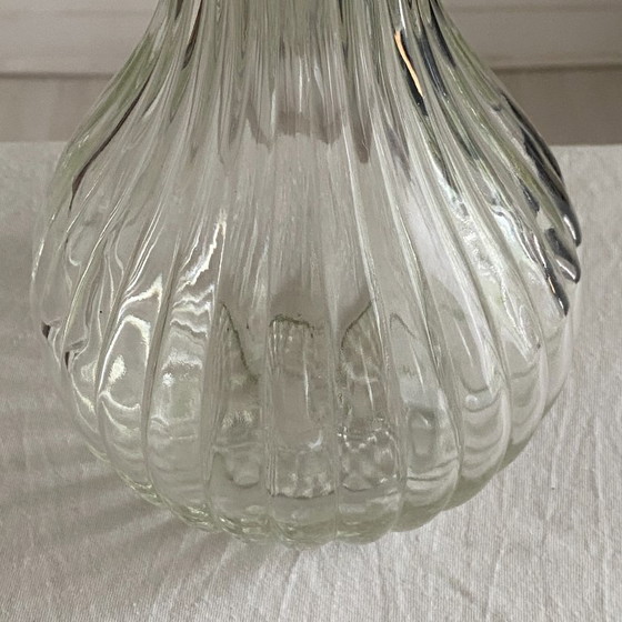 Image 1 of Vintage 1970s crystal decanter.
