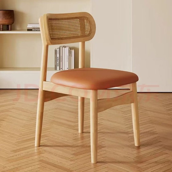 Image 1 of Solid Wood Chair Asian style– Multiple Color Options Available