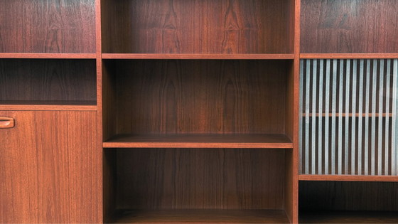 Image 1 of Libreria vintage in teak di metà secolo, Danimarca, anni '60
