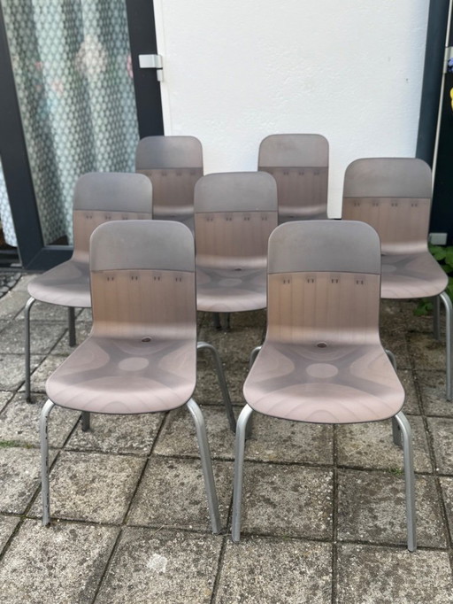7 Ikea PS Chairs by Ehlen Johannson